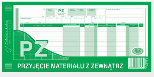Michalczyk & Prokop Przyjęcie materiału z zewnątrz 1/3 A3 80 kartek (352-8)
