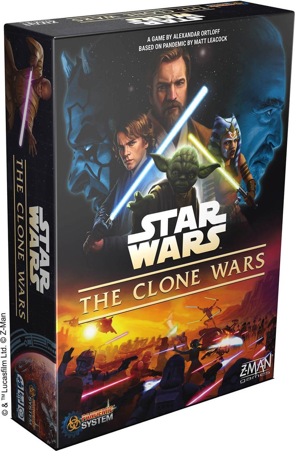 Star Wars STAR WARS: THE CLONE WARS (PANDEMIC SYSTEM GAME)