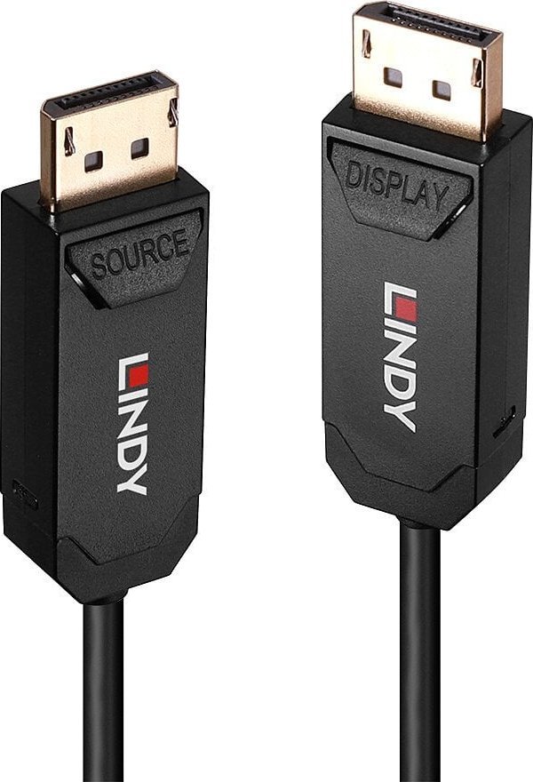 Zdjęcia - Kabel Lindy   DisplayPort - DisplayPort 10m czarny  (38520)