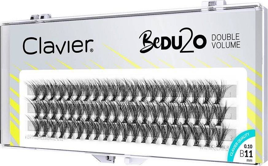 Clavier BeDU2O Double Volume kępki rzęs 11mm