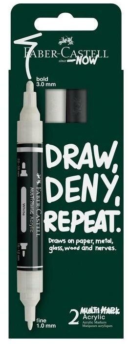 Faber-Castell Markery akrylowe Multimark 2kol. FABER CASTELL