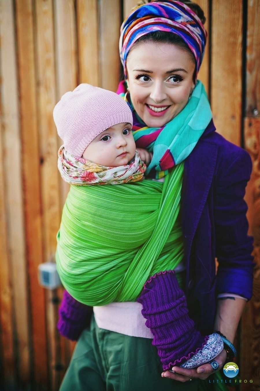 Little Frog Chusta tkana - Oliwin 4,6 m