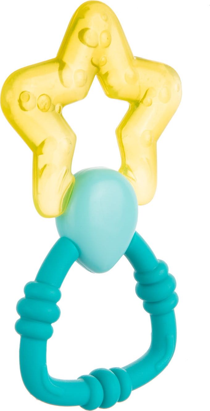 Canpol Gryzak wodny z grzechotką Magiczna Różdżka żółty 56/152 Canpol babies