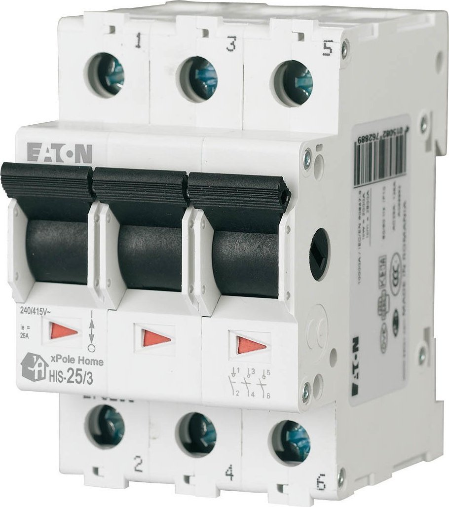 Eaton Rozłącznik modułowy 25A 3P HIS-25/3 167348
