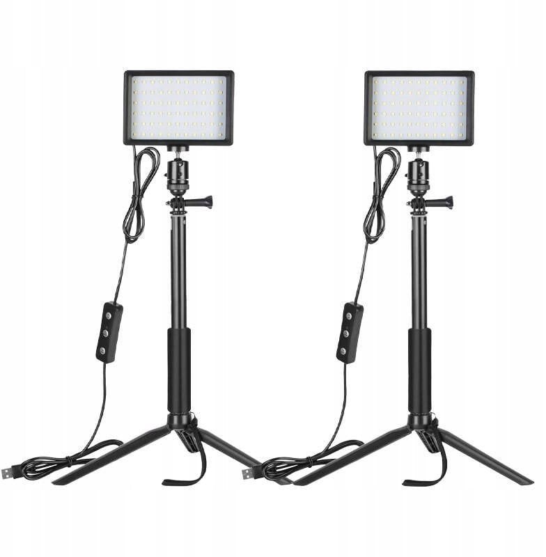 Zestaw studyjny Neewer Zestaw studyjny Neewer ZC-10S dwie lampy LED + filtry + statywy