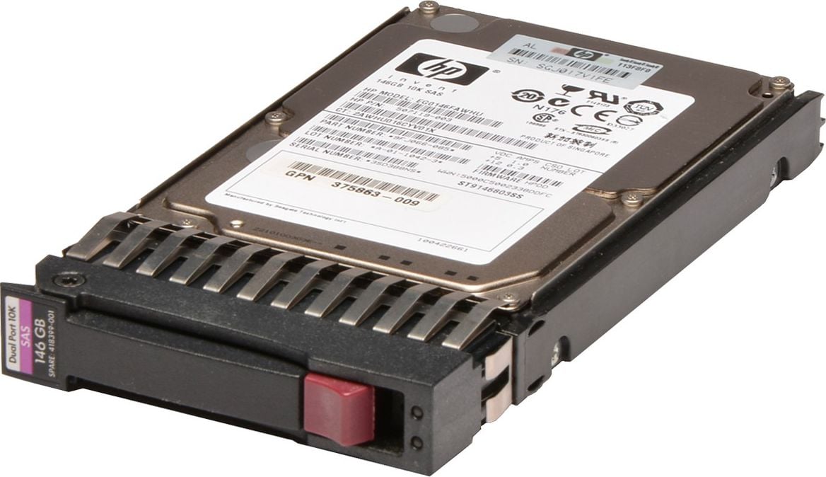 Фото - Опція для сервера HP Dysk serwerowy  146GB 2.5'' SAS-1 (3Gb/s)  (418399-001)