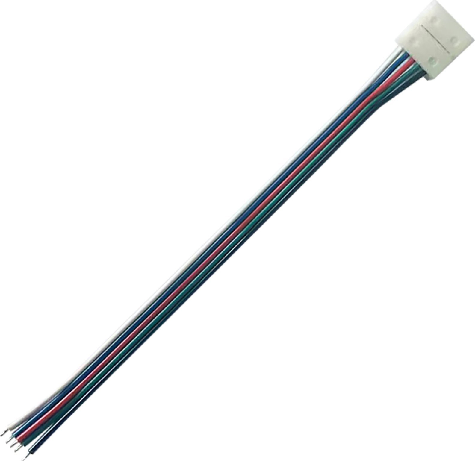 Orno Złączka LED RGBW 12mm, jednostronna, z przewodem