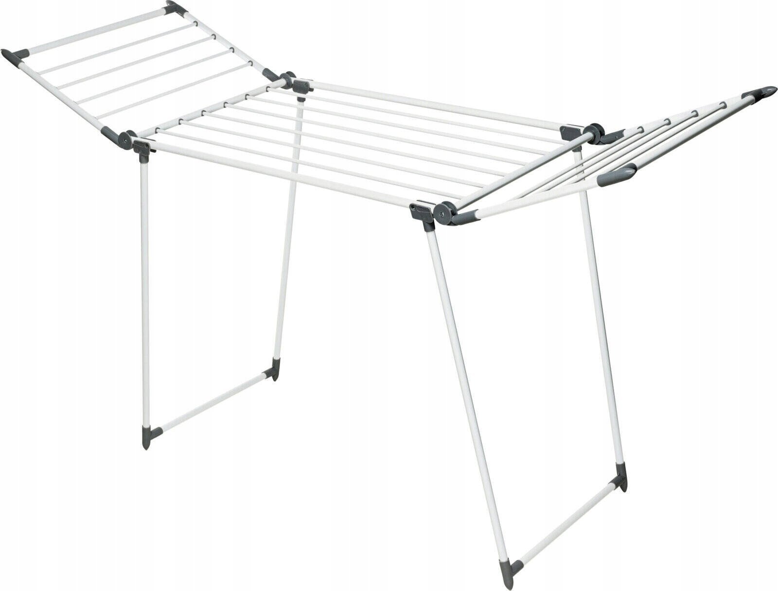 Storage Solutions Metalowa szuszarka do ubrań, rozkładana, 110 cm