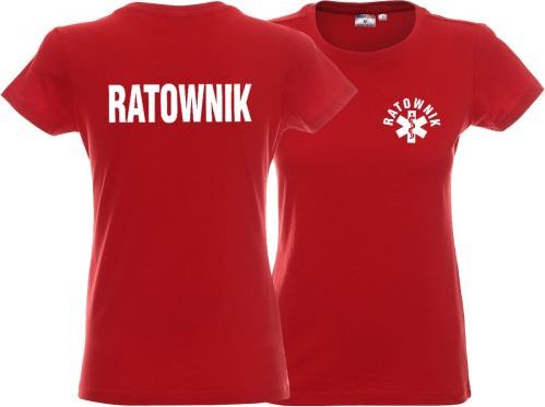 LPP - Promostars Koszulka damska RATOWNIK czerwona
