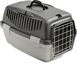 Zolux Transporter dla psa, kota GULLIVER 1 metalowe drzwi kolor szary