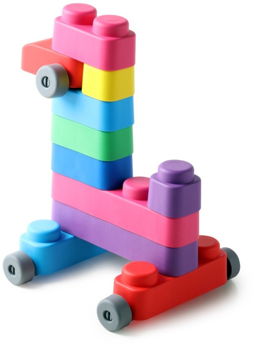 Gerardo's Toys mieszany zestaw klocków z oponami 33 szt. (25 szt.+ 8 szczegóły opon) GT3103 (4743345631039)