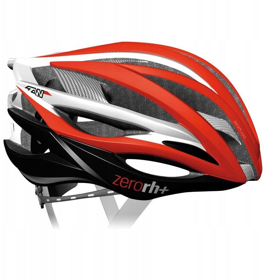 Kask rowerowy zeroRH+ ZW RED - WHITE - XS/M