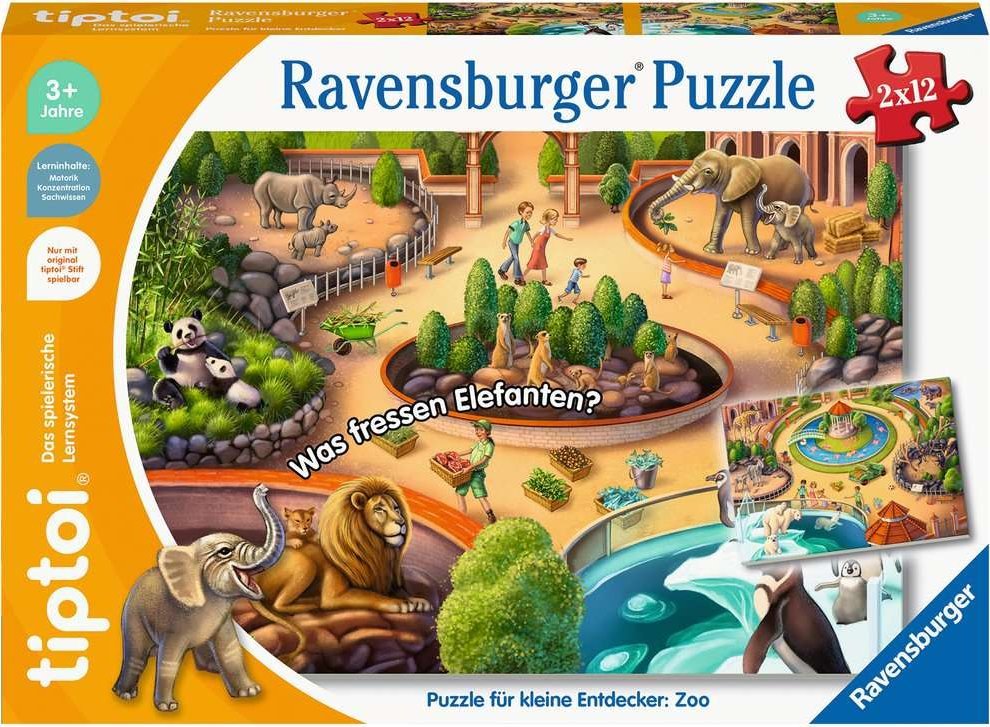 Ravensburger Tiptoi puzzle for little explorers: Zoo