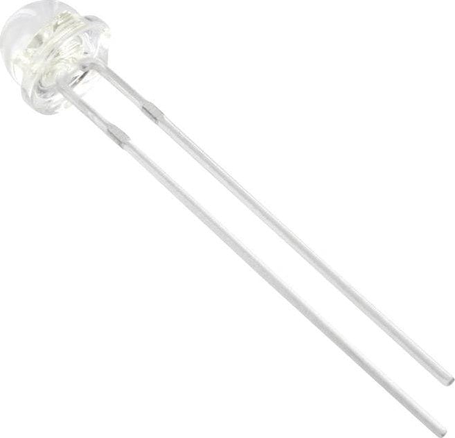 Tru Components 1577394 LED z przewodami biały kształt dzwonka 5 mm 1900 mcd 100 ° 20 mA