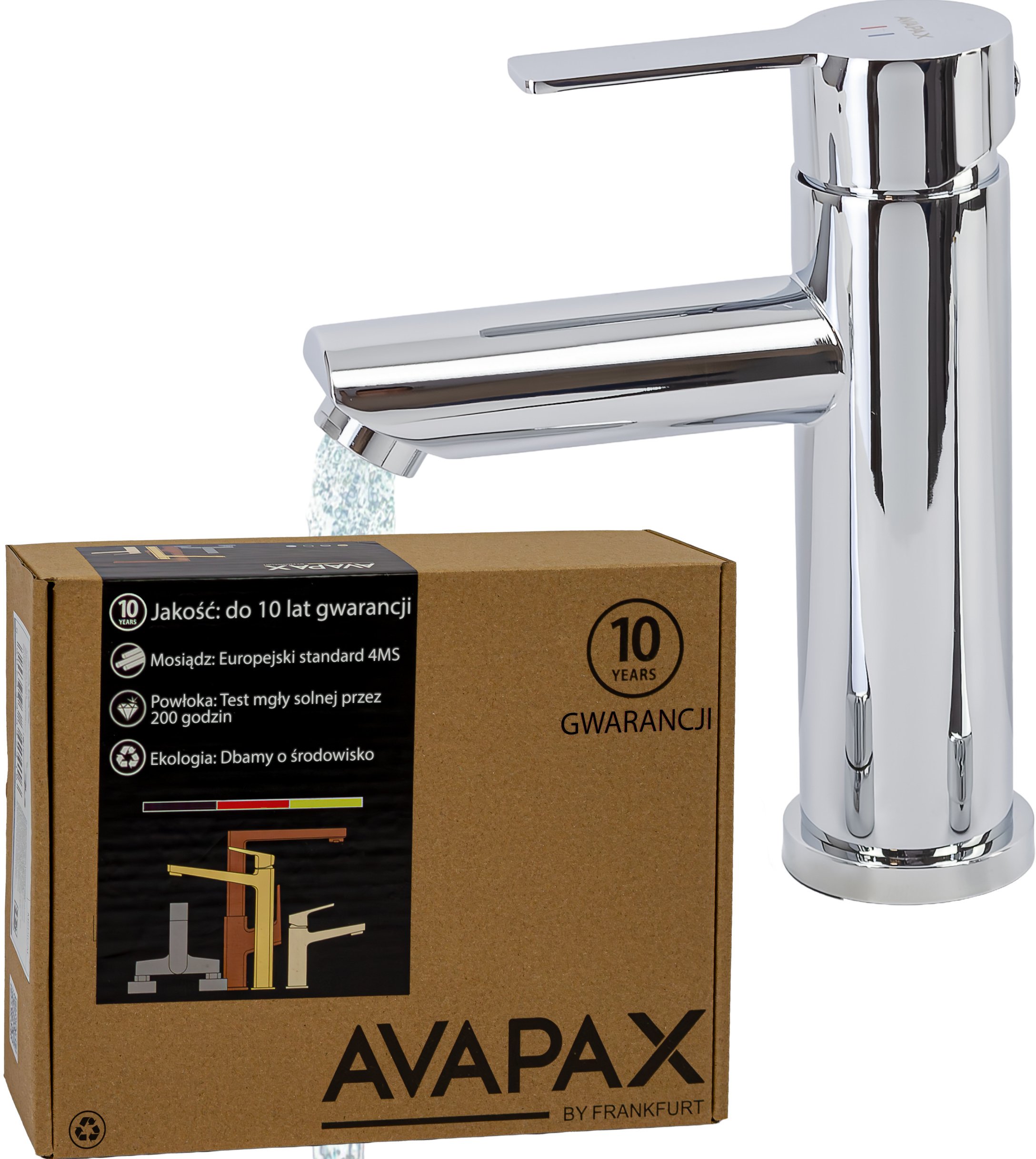 Bateria umywalkowa Avapax Bateria umywalkowa stojąca, Kolor: chrom