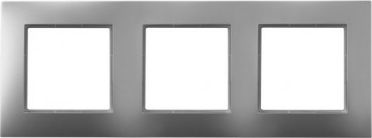 Ospel Aria Ramka potrójna srebro (R-3U/18)