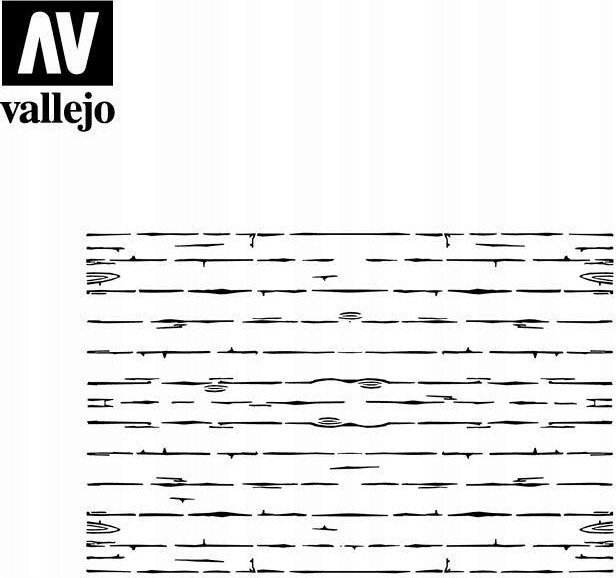 Vallejo : Stencils - Wood Texture 1