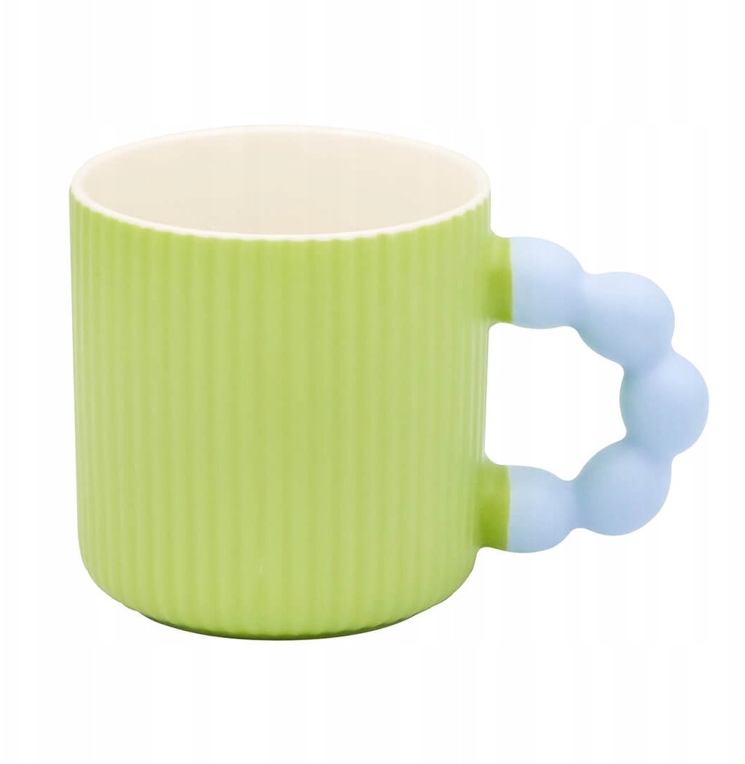 Cup&You KUBEK PORCELANOWY NA KAWĘ HERBATĘ CZEKOLADĘ ZIELONY Z UCHWYTEM 300 ML PREZENT UPOMINEK DLA KOBIETY MAMY ŻONY BABCI DZIEWCZYNY KOLEŻANKI NIEJ