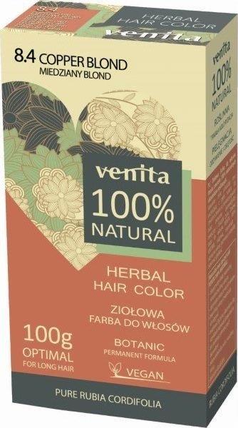 Venita VENITA_Herbal Hair Color herbal hair dye 8.4 Miedziany Blond