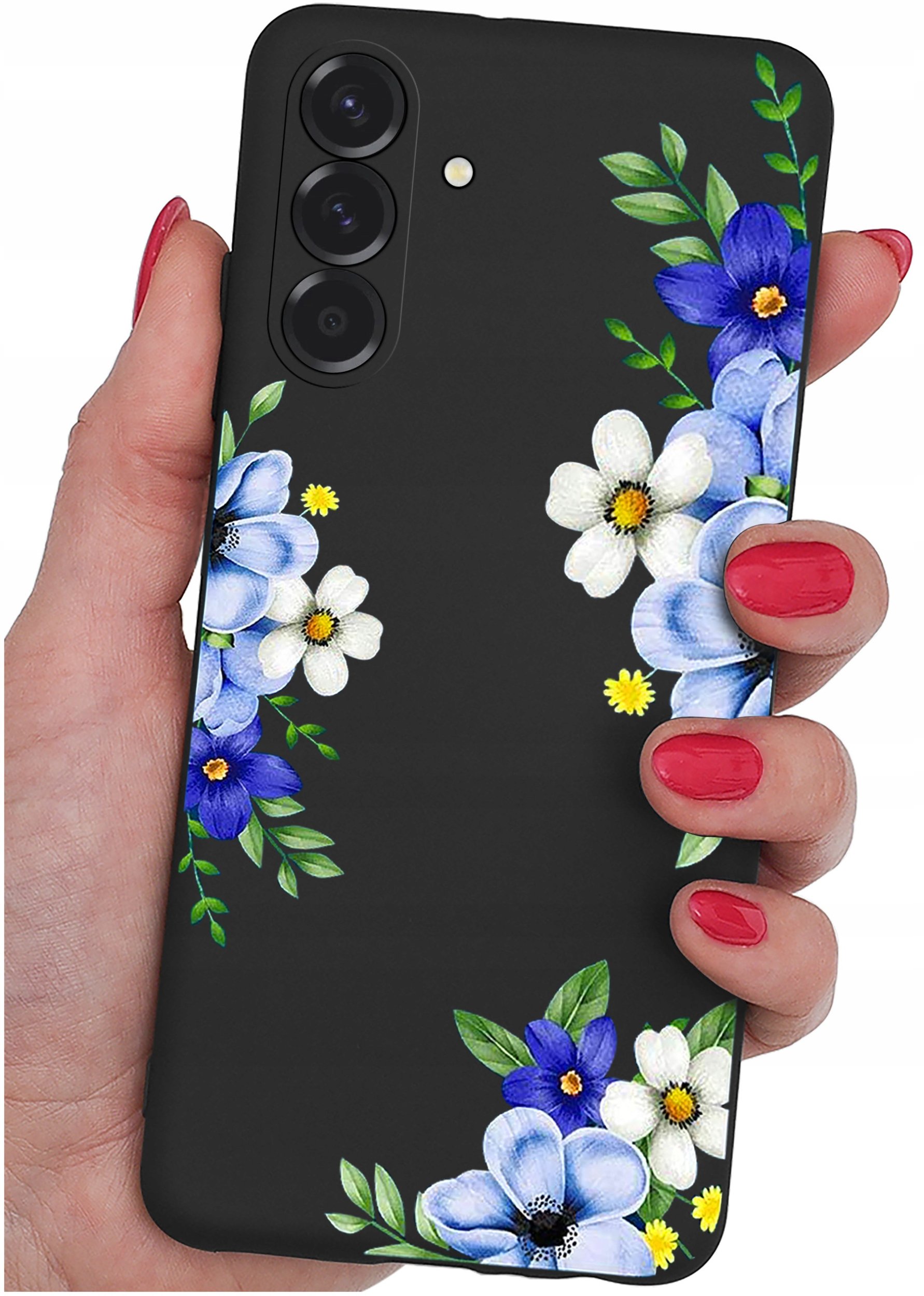 ETUI do Samsung A26 5G | WZORY | SILIKONOWE MATT CASE + SZKŁO 9H