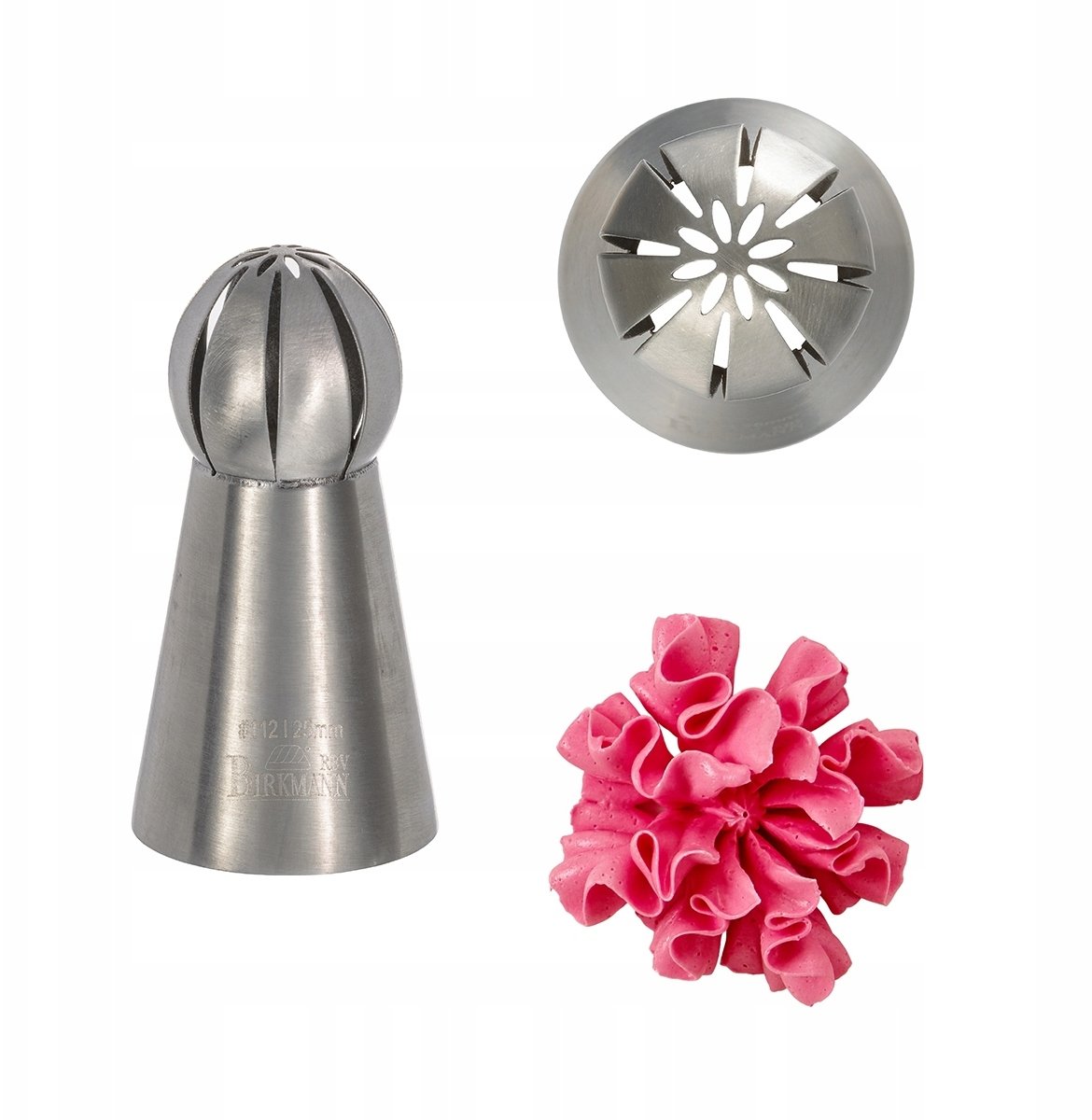 Birkmann tylka Kwiat 25 mm - stal nierdzewna