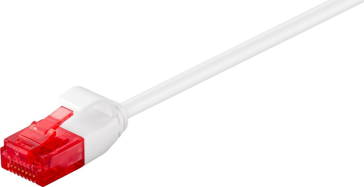 MicroConnect U/UTP CAT6A Slim 3M White