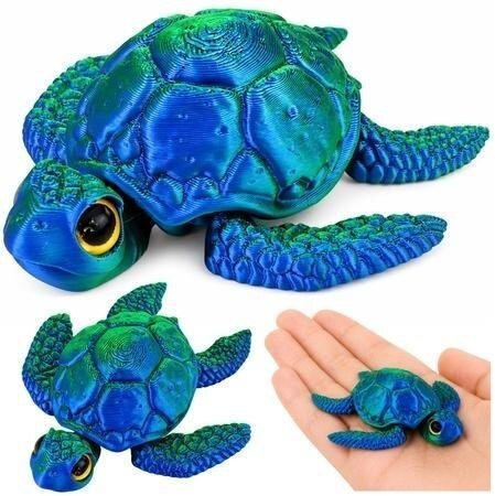 LeanToys Żółw morski 3D ruchome elementy 8cm