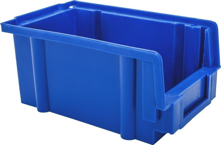 Magazynuj Pojemnik plastikowy, warsztatowy, Wym: 149x89x69mm (kolor niebieski)