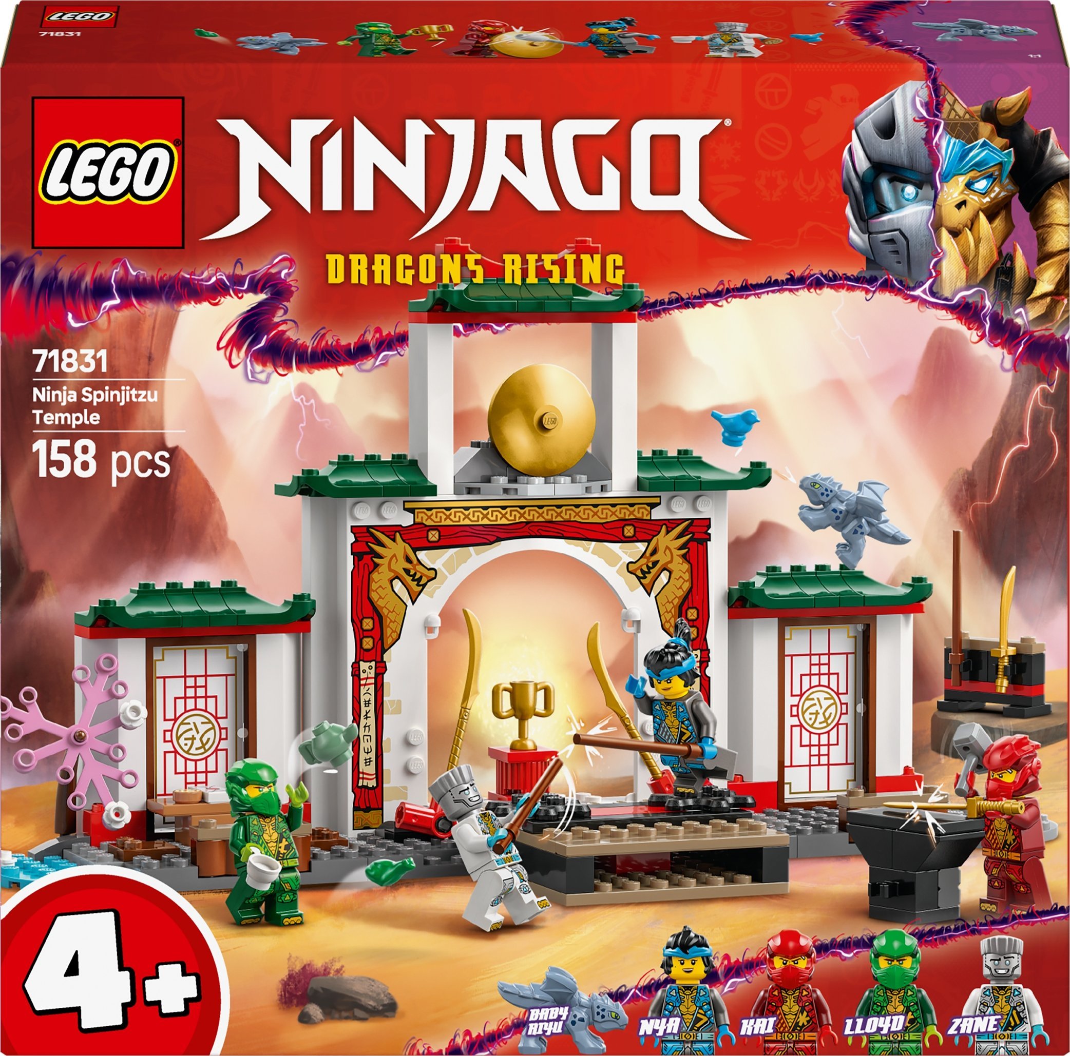 LEGO Ninjago Świątynia Spinjitzu ninja (71831)
