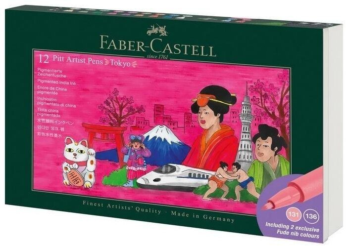 Faber-Castell Pisaki artystyczne Tokio 12kol Faber Castell (4005402671830)