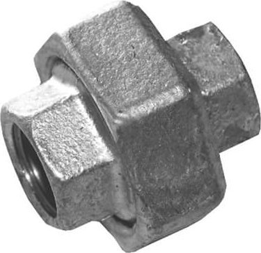 IDMAR Dwuzłączka nakrętna płaska w/w 1" U1 (DN25) ocynk