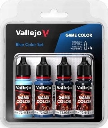 Vallejo : 72.376 - Game Color - Blue Color Set 4 x (18 ml)