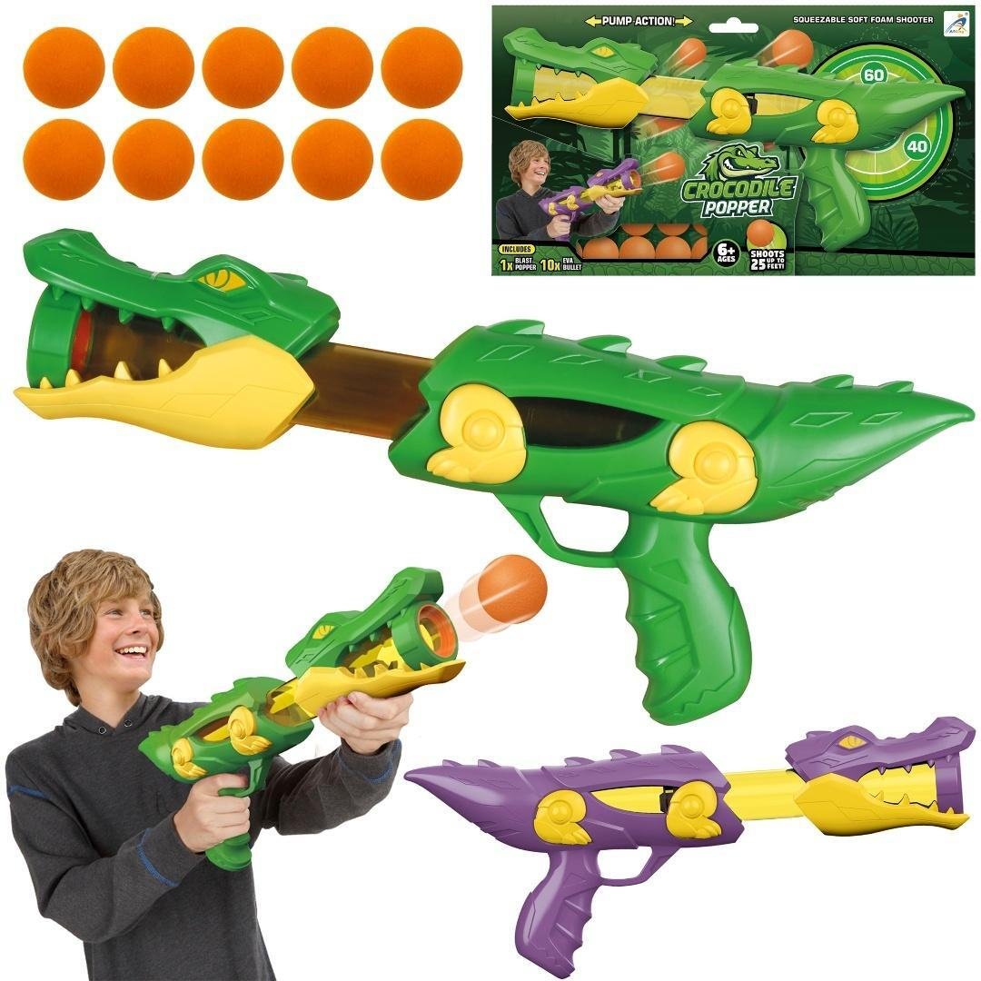 Trifox Pistolet krokodyl na miękkie kulki