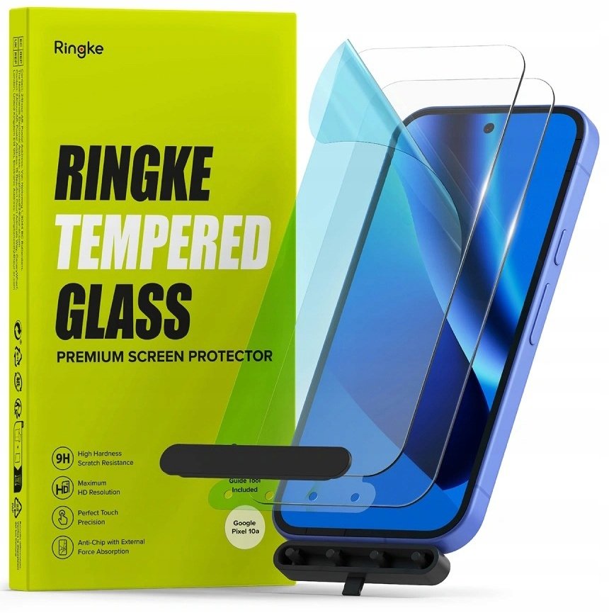 Ringke SZKŁO HARTOWANE RINGKE TEMPERED GLASS 2-PACK GOOGLE PIXEL 10A CLEAR