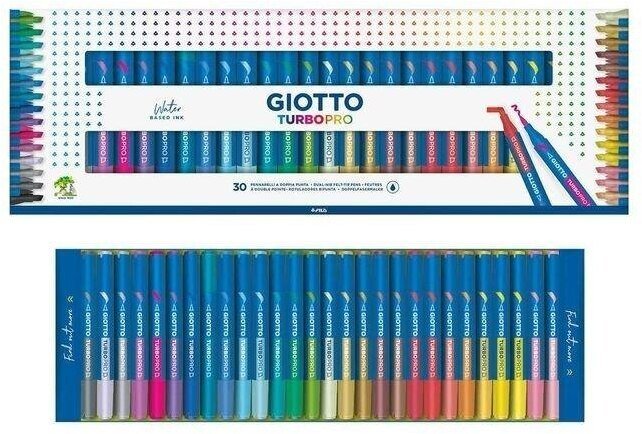Giotto Markery dwustronne Turbo Pro 30 kolorów GIOTTO
