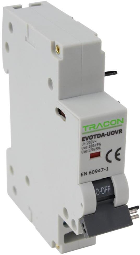 Tracon Electric Osprzęt instalacyjny Wyzwalacz wzrostu i spadku napięcia EVOTDA-UOVR