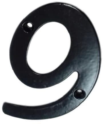 NUMBER 9 GB-2531_9 105X65MM BLACK