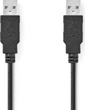 Nedis CCGL60000BK50 kabel USB USB 2.0 5 m USB A Czarny