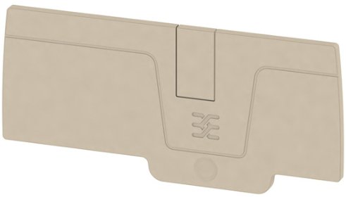 Agam Weidmüller AEP 2C 6 End Plate – Beige – 64.93 x 38.1 mm – 1991970000
