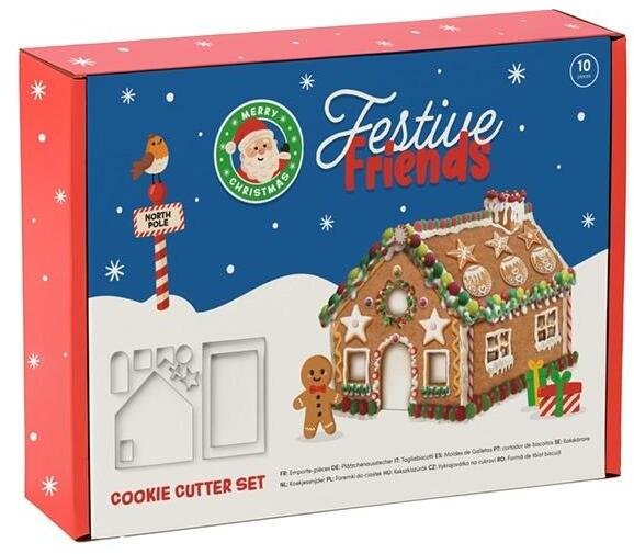 Puckator Foremki do ciastek Domek z Piernika 10szt