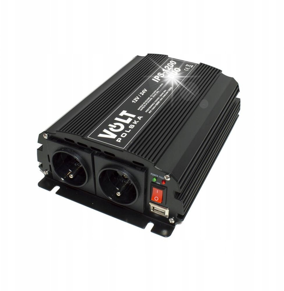 Przetwornica Volt PRZETWORNICA VOLT POLSKA IPS-1200 DUO 12V 24V/230V