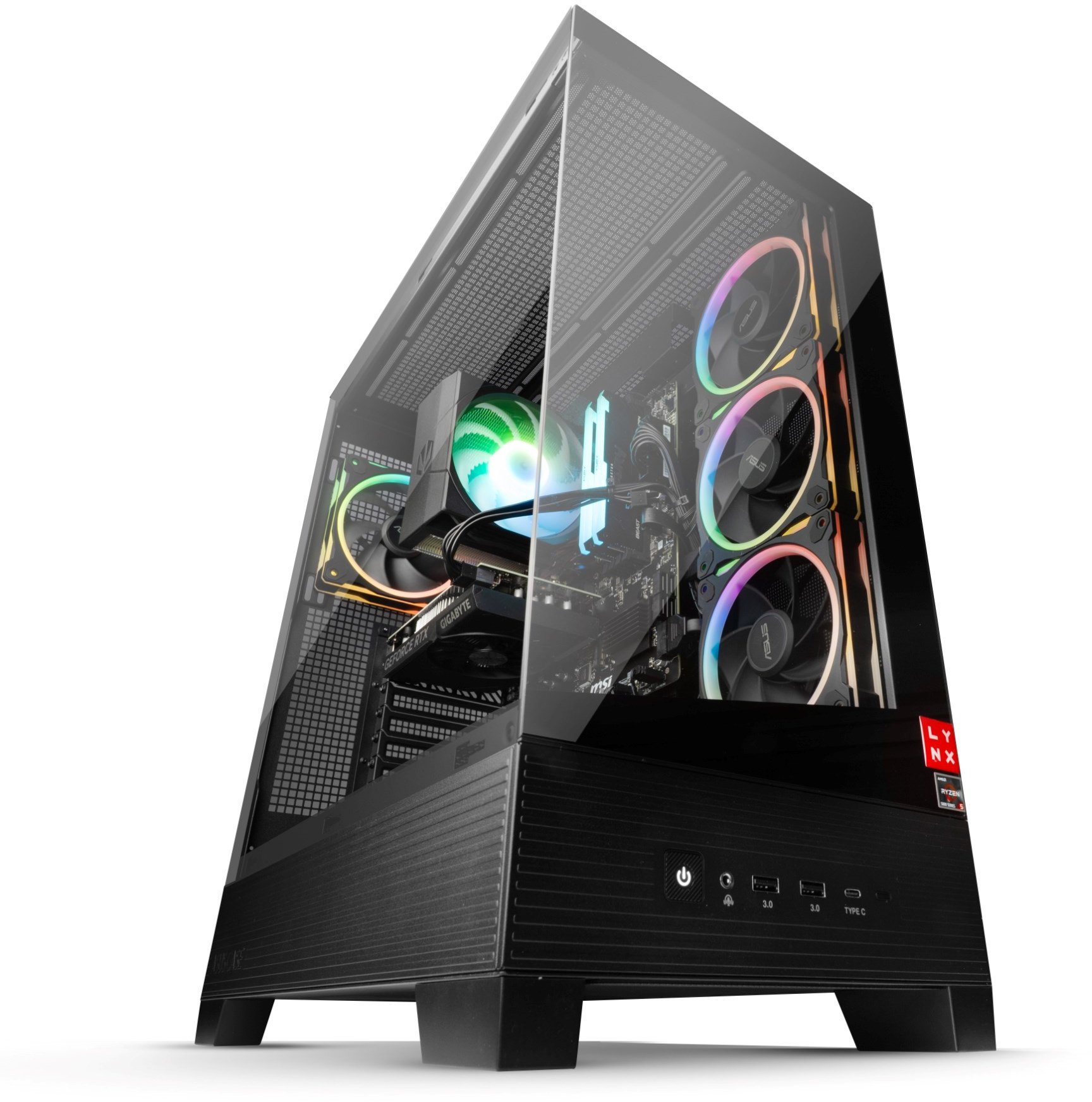 LYNX Challenger Ryzen 5 7600X 32GB 1TB SSD NVMe RTX 5060 8G W11 Home