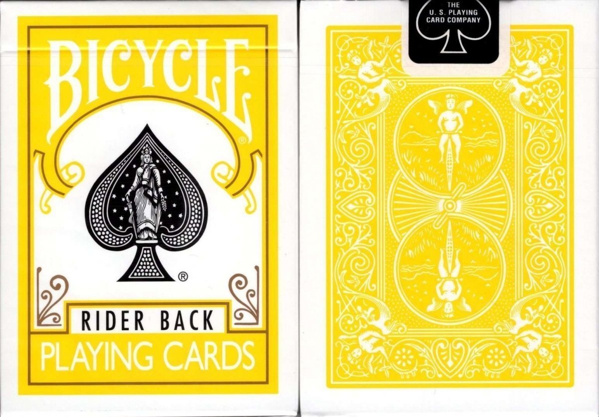 Bicycle Karty Bicycle Rider Back Yellow