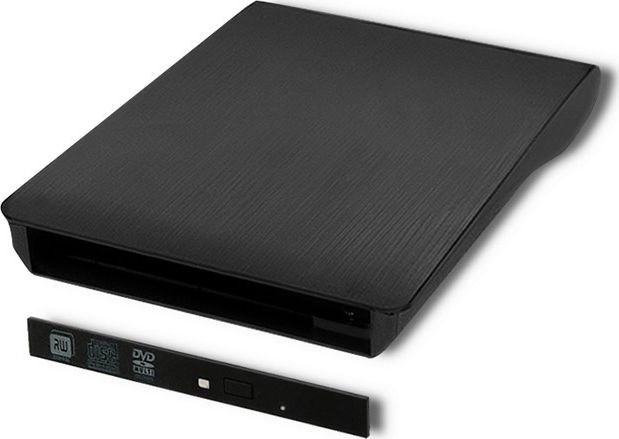 Kieszeń Qoltec na napęd optyczny CD/DVD SATA - USB 3.0 (51865)