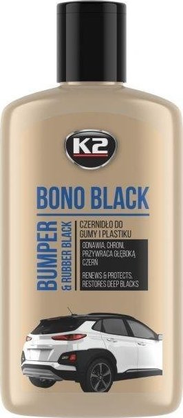 K2 BONO BLACK 250ml - blackening agent for renewing rubber and plastics