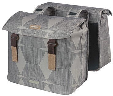 Basil Torba na bagażnik BASIL ELEGANCE DOUBLE PANNIER BAG 40-49 Universal Bridge System, wodoodporna...