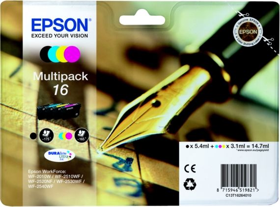 Фото - Чорнила й тонер Epson Tusz  Multipack Easy Mail Packaging 4 Pack - Black, Yellow, Cyan, Mag 