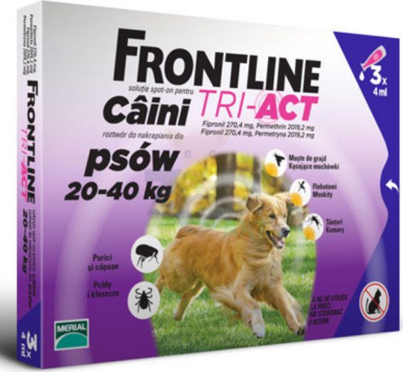 Frontline FRONTLINE TRI-ACT 20-40KG PSY L 3 PIP. - 76604