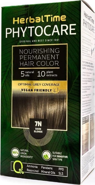 ENERGY OF VITAMINS HERBAL TIME Phytocare Farba do włosów 7N Dark Blonde