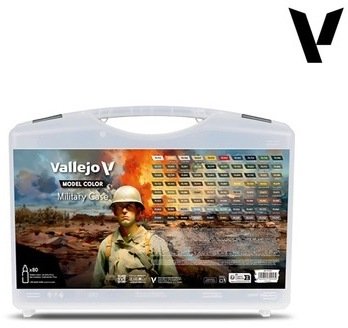Vallejo : 70.253 - Model Color - Military Case (80 x 18 ml) (2023888)